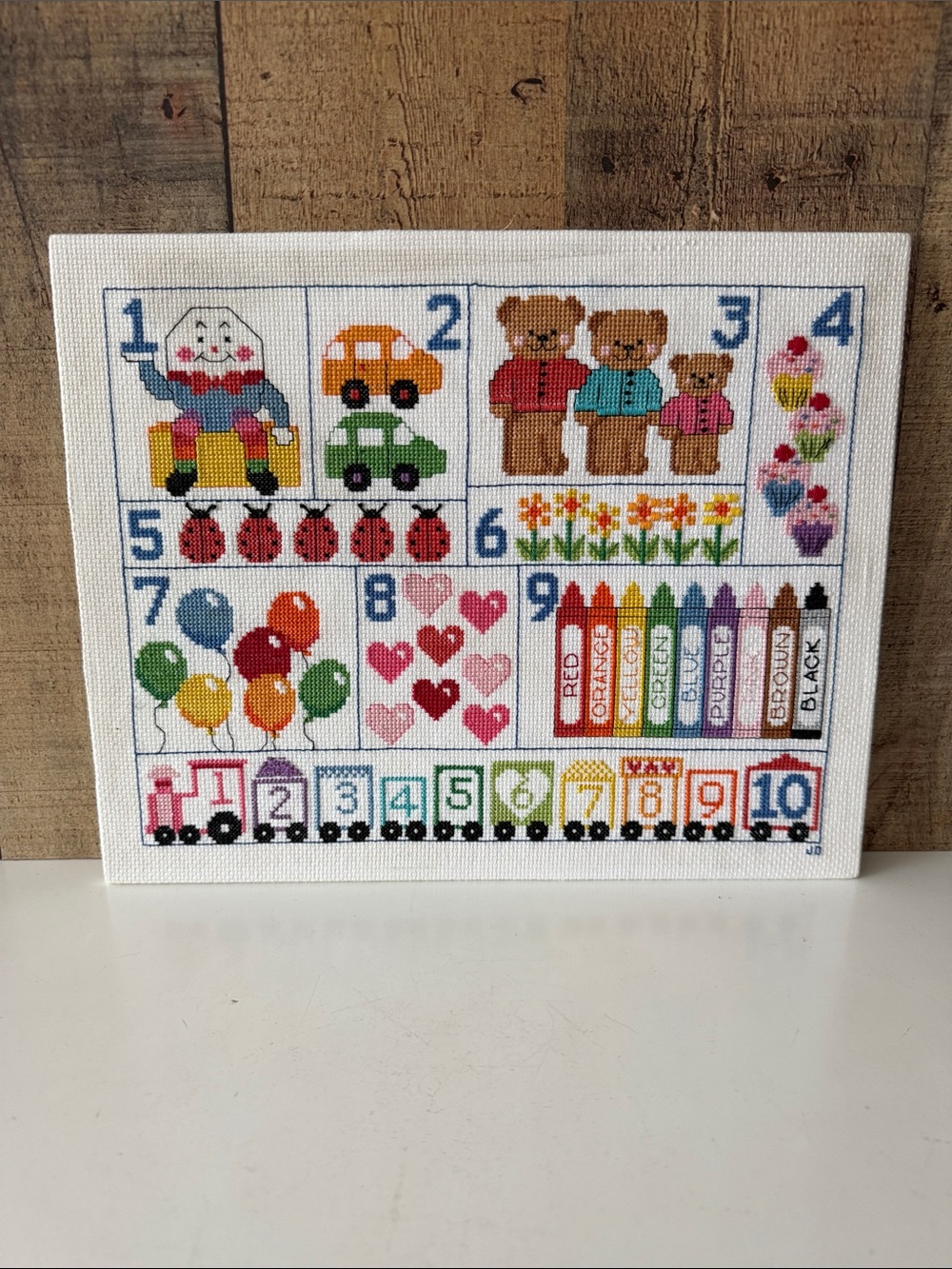 Vintage Dimensions  "Learn To Count" Complete Cross Stitch Unframed